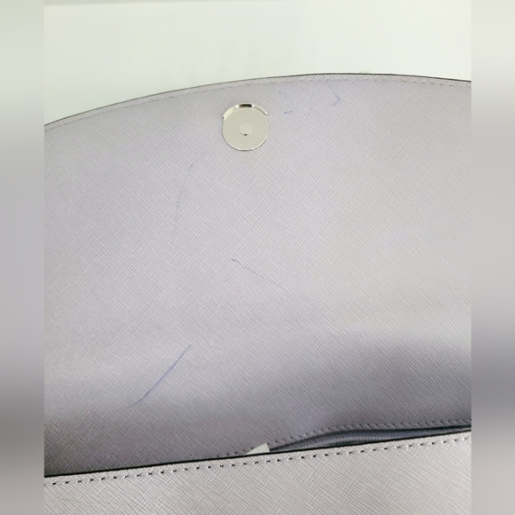 Michael Kors Light Purple Saffiano Leather Satchel - Picture 8 of 11